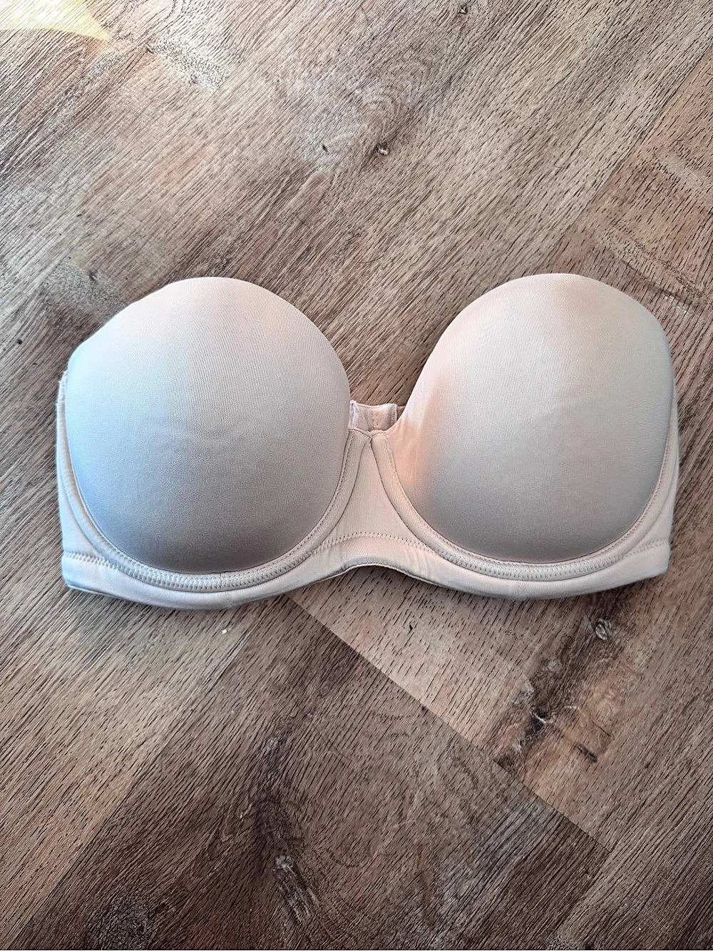 Wacoal Red Carpet™ Strapless Underwire nude Strapless Bra 34DD * NO STRAPS